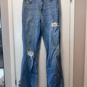 High Rise Stretch Flare Urban Outfitters Jeans